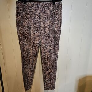 Style & Co Jeans, Womens, Size 14, Animal Print, Straight-Leg, Stretchy,